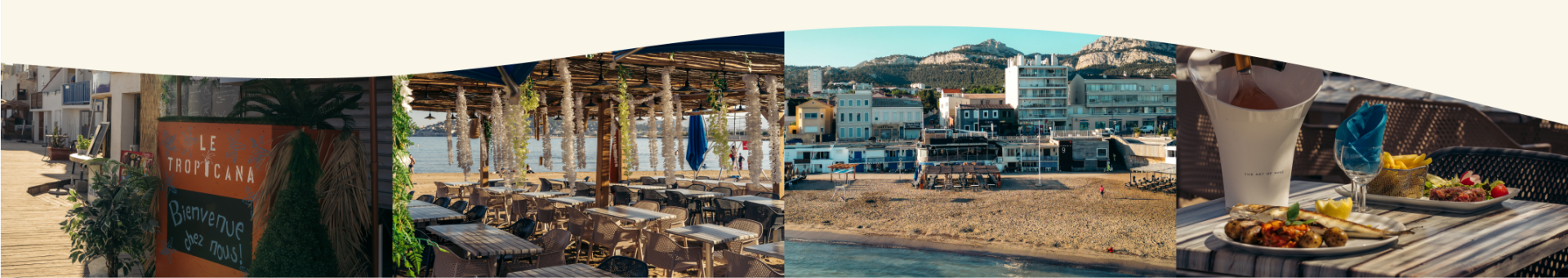 Le restaurant - Le Tropicana - Marseille - Restaurant plage pointe rouge